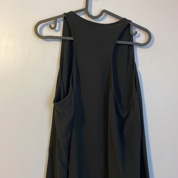 The Fisher Project Black Silk Mini Shift Dress Sleeveless size L - Picture 7 of 14